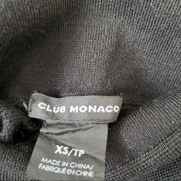 Nwot-Club Monaco Wool High Rise Slit Skirt - Picture 4 of 8